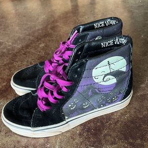 Womens Nightmare Before Christmas Vans 6.5
